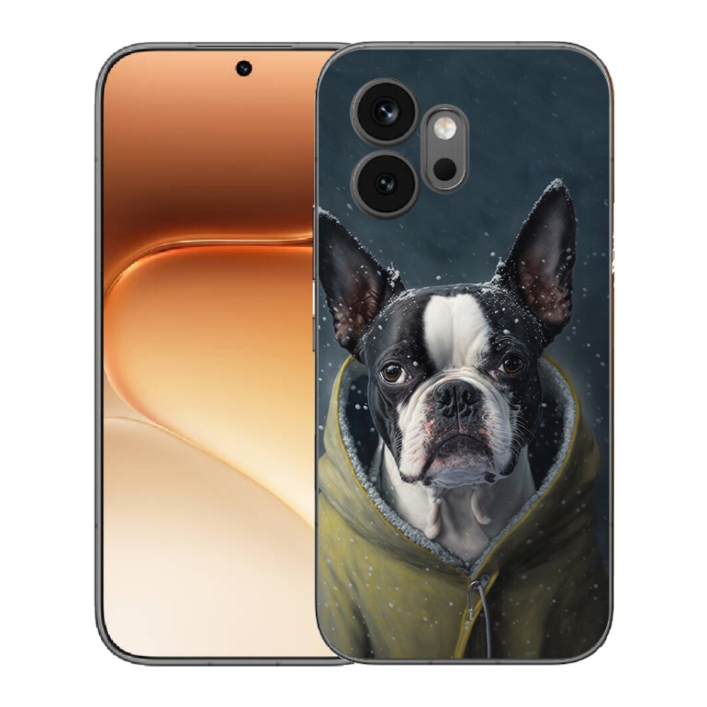 Gélový kryt mmCase na Honor 600 - buldoček