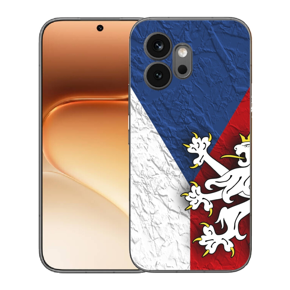 Gélový kryt mmCase na Honor 600 - česká vlajka 1