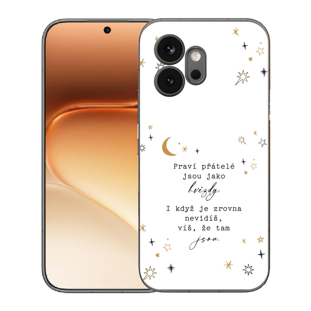 Gélový kryt mmCase na Honor 600 - citát 6 biele pozadie