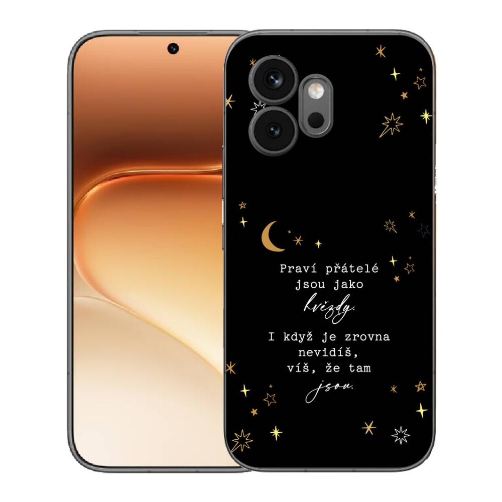 Gélový kryt mmCase na Honor 600 - citát 6 čierne pozadie