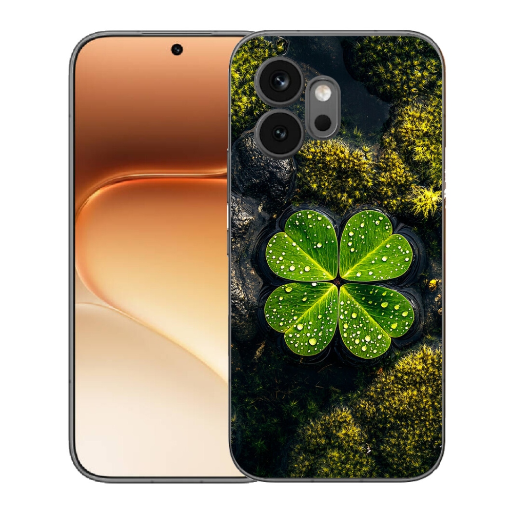 Gélový kryt mmCase na Honor 600 - štvorlístok