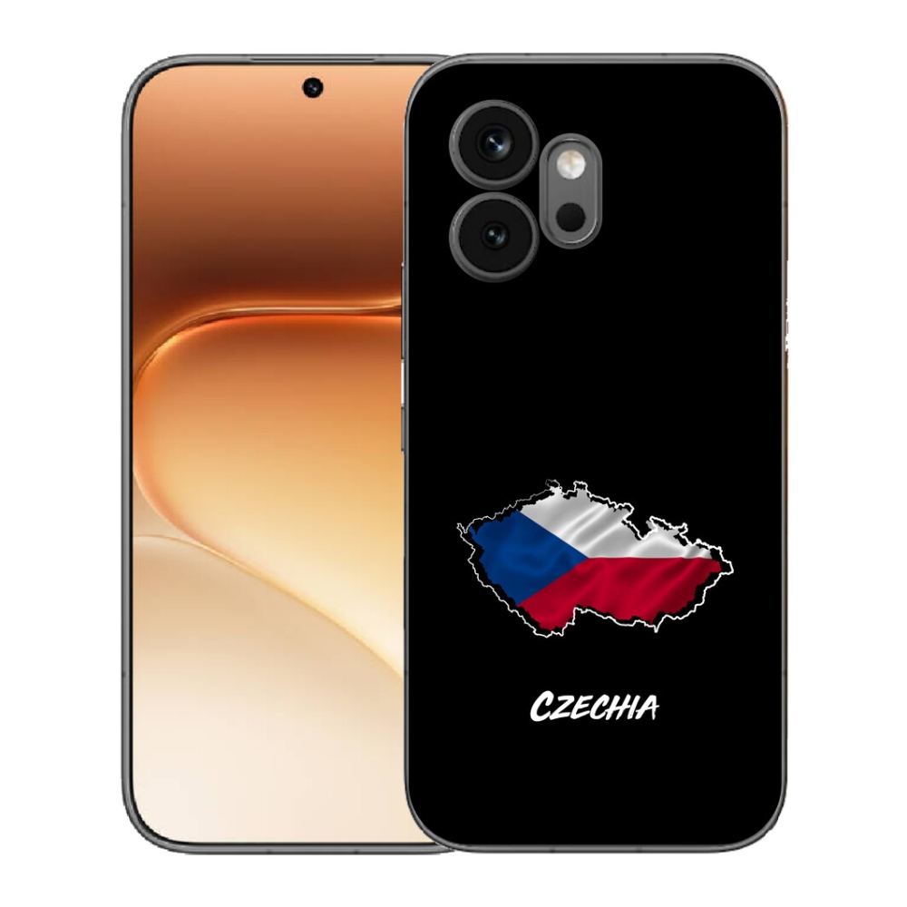 Gélový kryt mmCase na Honor 600 - Czechia čierne pozadie