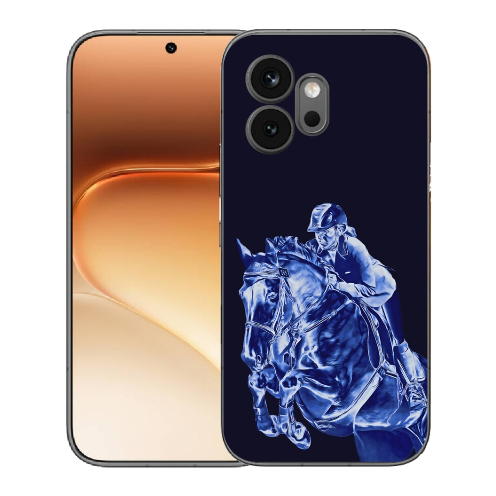 Gélový kryt mmCase na Honor 600 - dostihový kôň