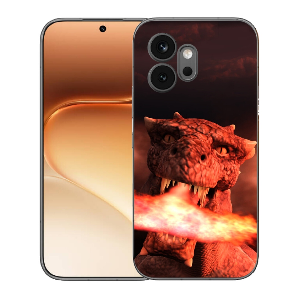 Gélový kryt mmCase na Honor 600 - drak
