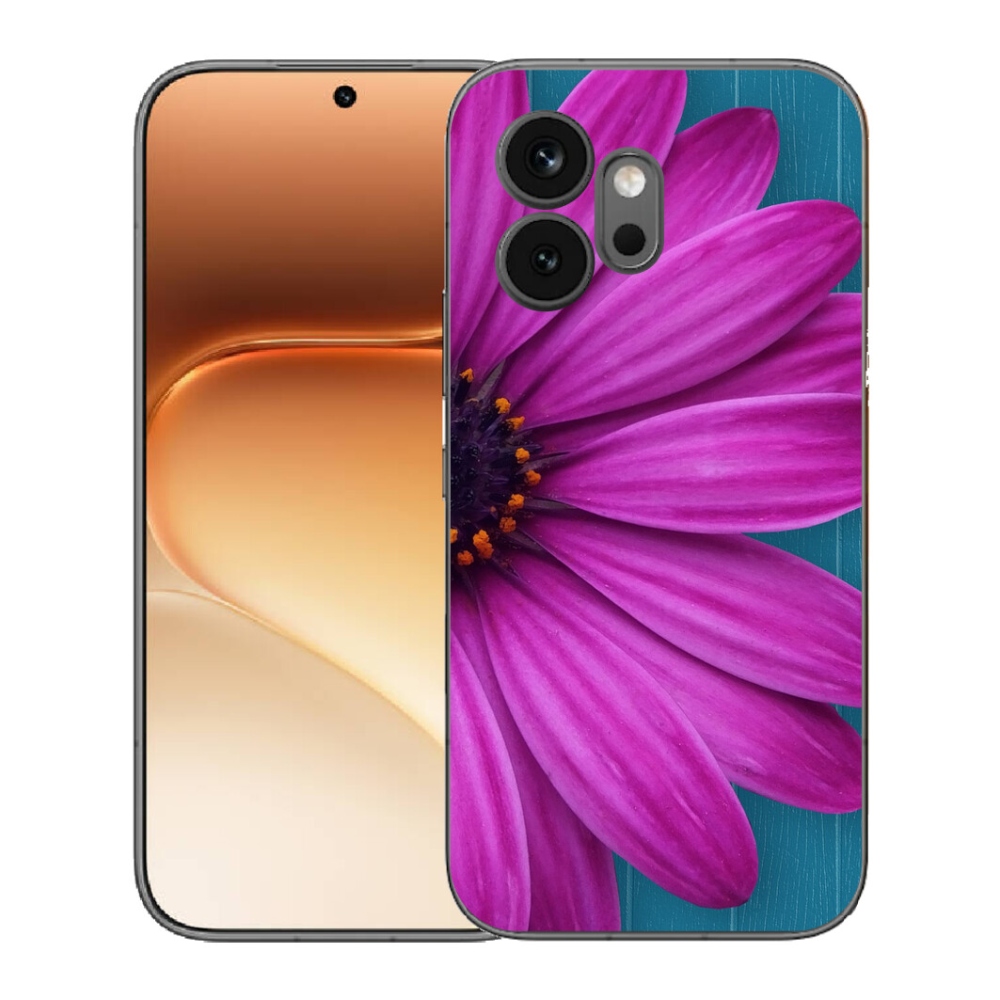 Gélový kryt mmCase na Honor 600 - fialová margaréta