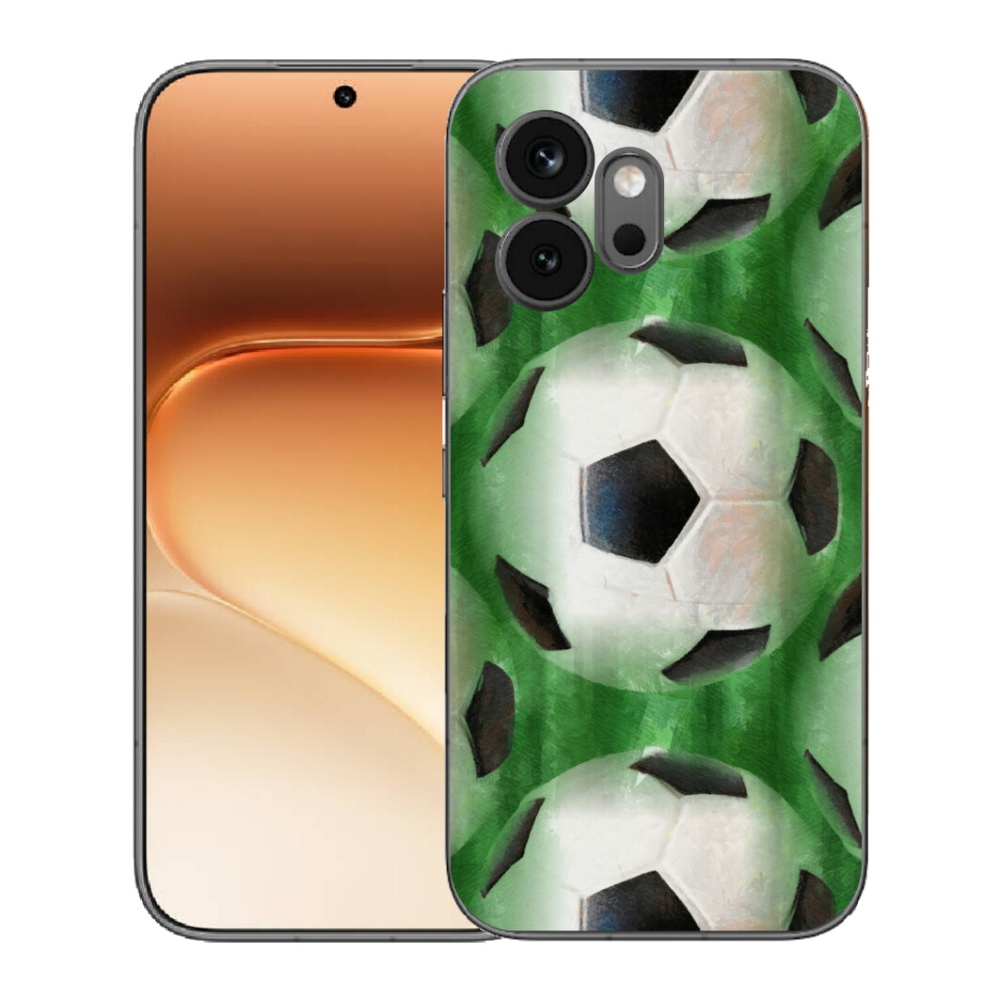 Gélový kryt mmCase na Honor 600 - futbalová lopta