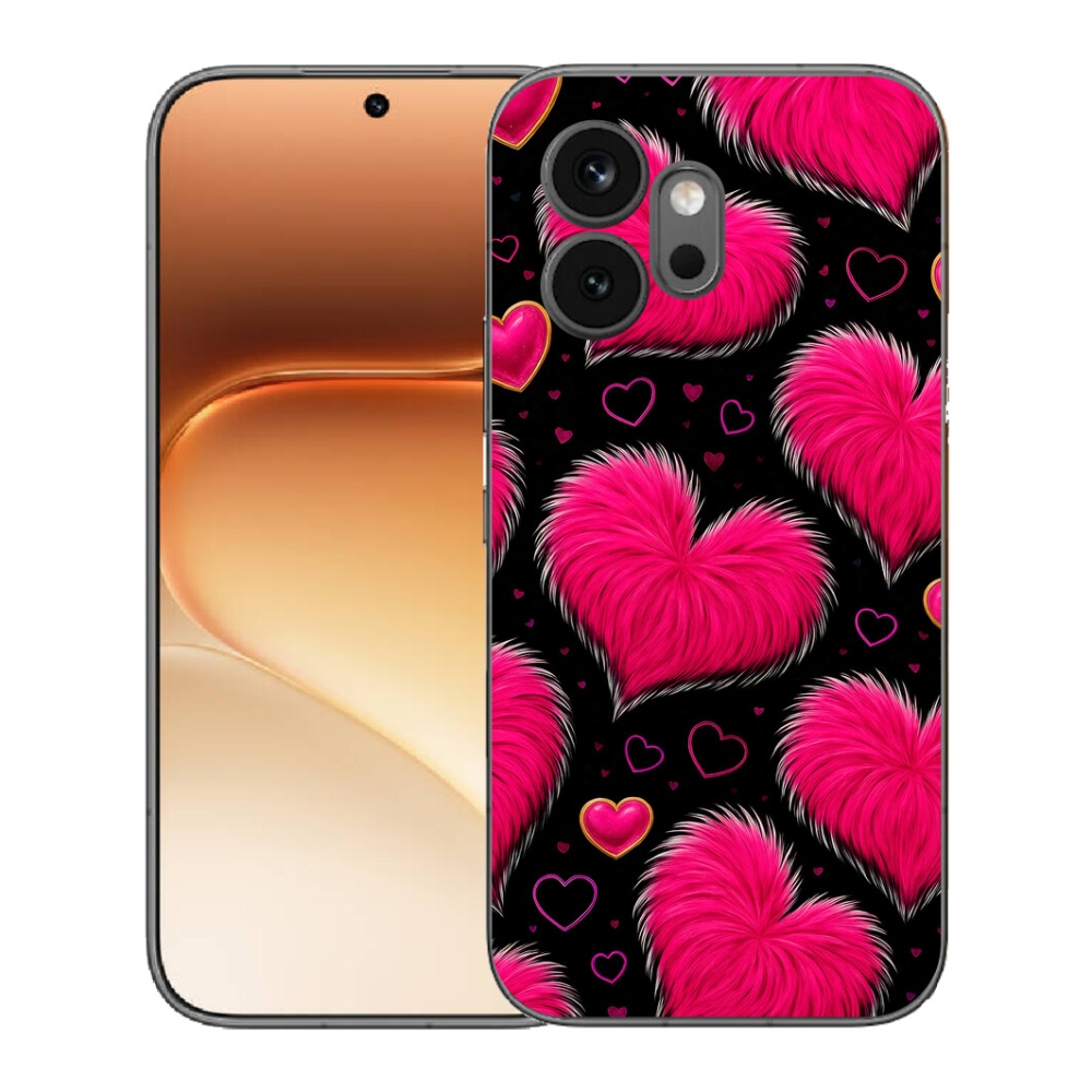 Gélový kryt mmCase na Honor 600 - hebké srdce