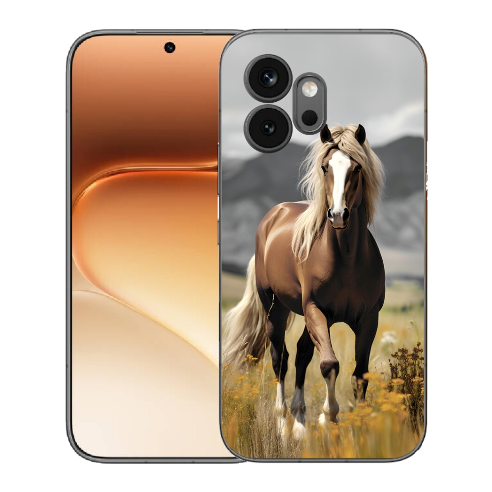 Gélový kryt mmCase na Honor 600 - hnedý kôň 1