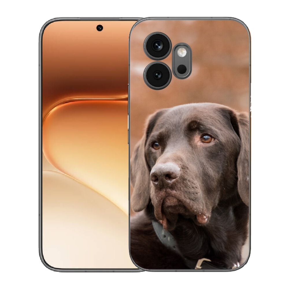 Gélový kryt mmCase na Honor 600 - hnedý labrador