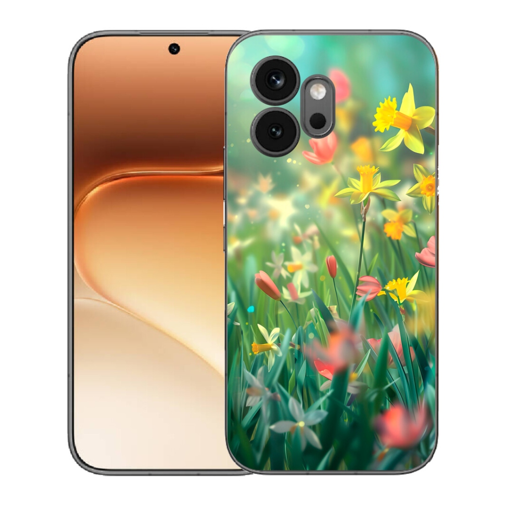 Gélový kryt mmCase na Honor 600 - jarné kvety