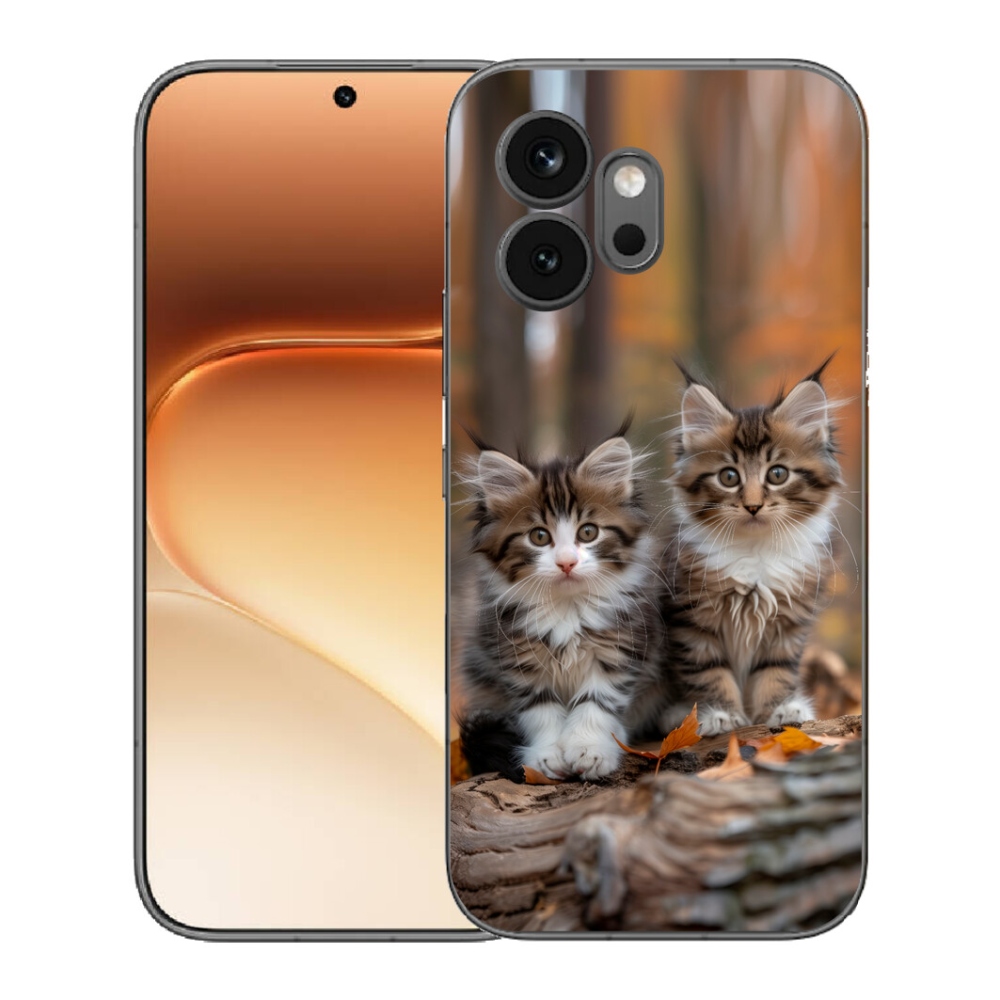 Gélový kryt mmCase na Honor 600 - mačacie duo 3