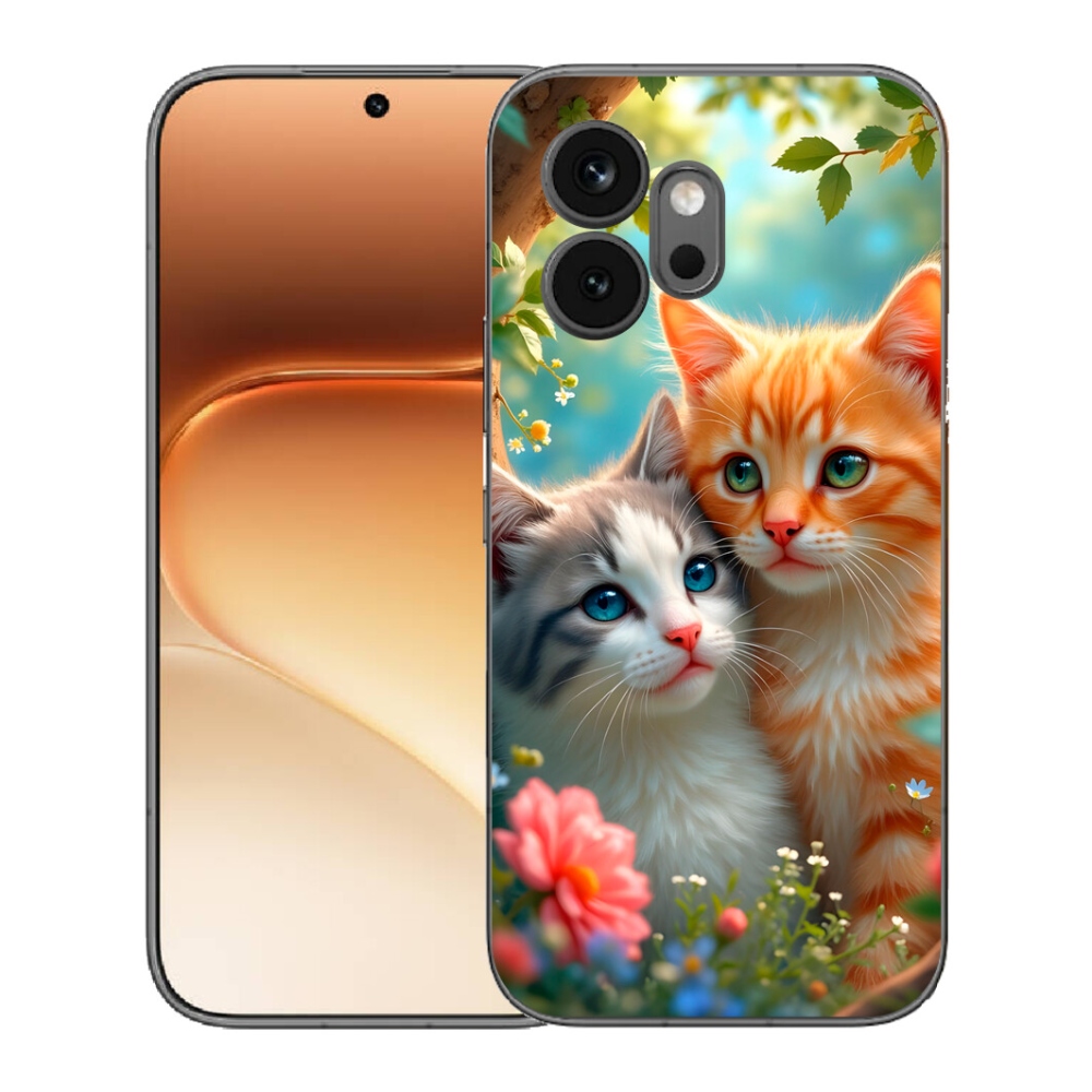Gélový kryt mmCase na Honor 600 - mačacia láska 2