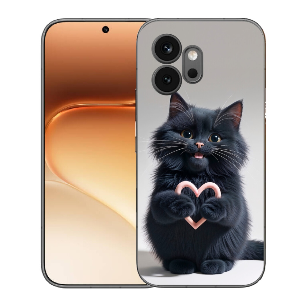 Gélový kryt mmCase na Honor 600 - mačacia láska 3