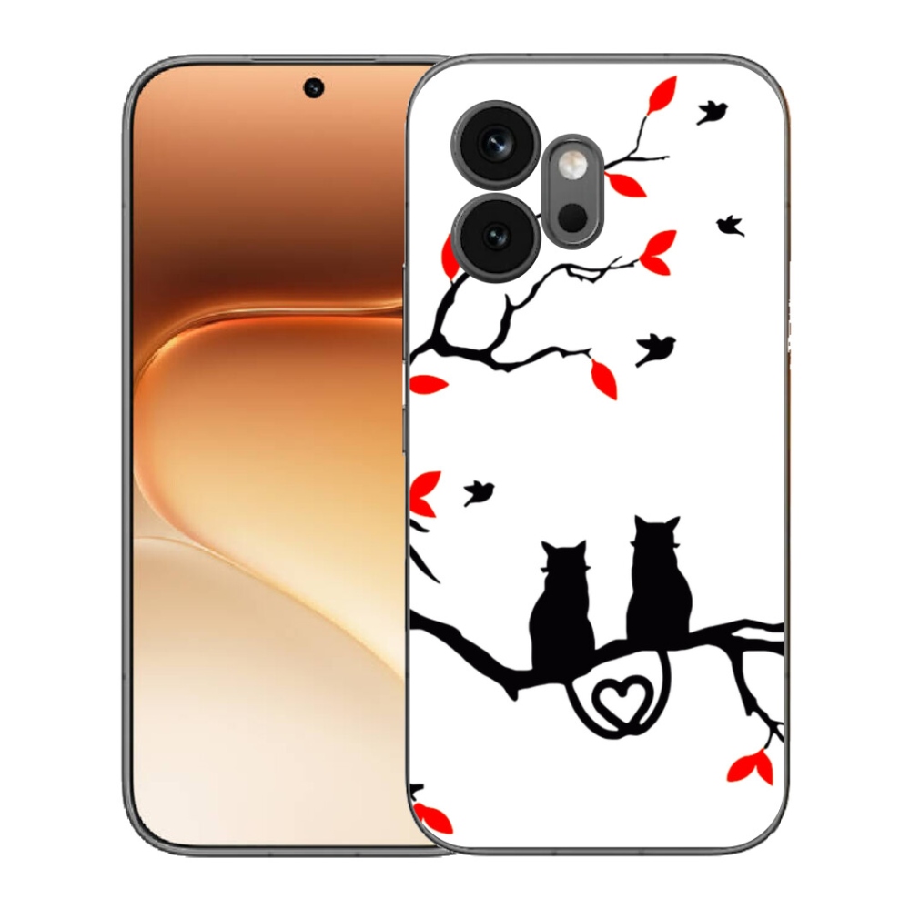 Gélový kryt mmCase na Honor 600 - mačacia láska