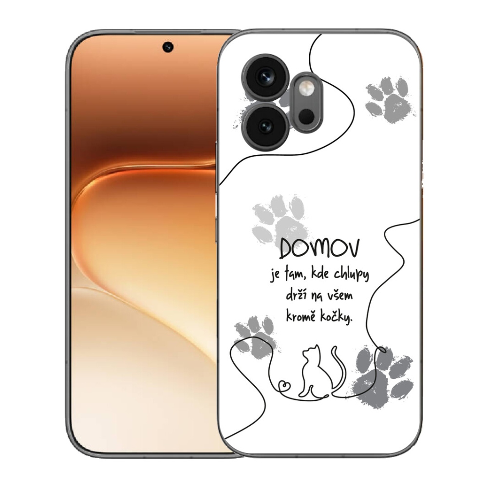 Gélový kryt mmCase na Honor 600 - mačacie motív biele pozadie