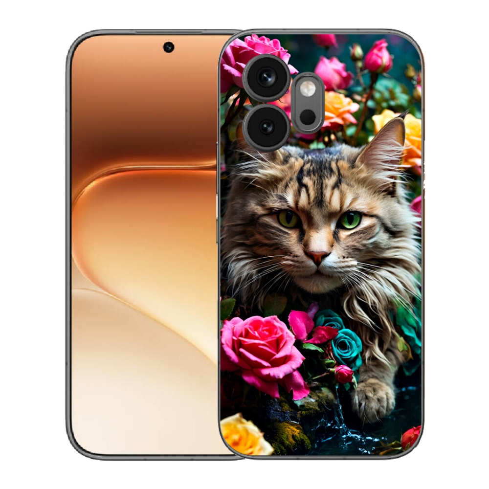 Gélový kryt mmCase na Honor 600 - mačacie pohľad 2