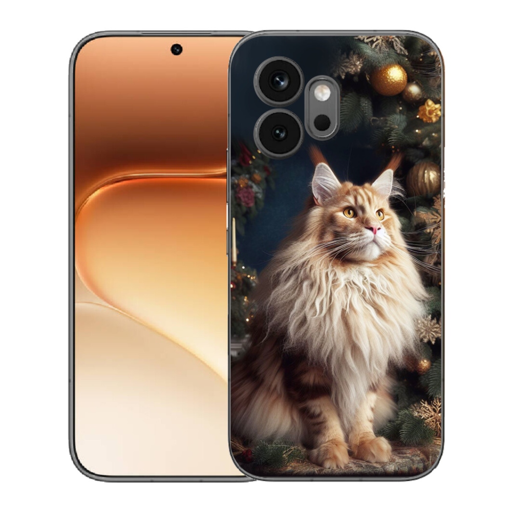 Gélový kryt mmCase na Honor 600 - mačka pri stromčeku