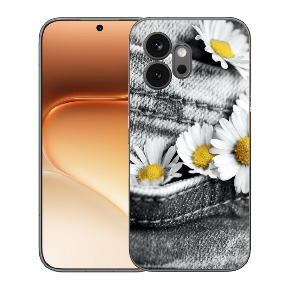 Gélový kryt mmCase na Honor 600 - margarétky