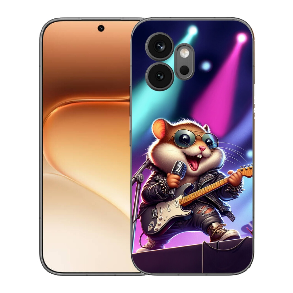 Gélový kryt mmCase na Honor 600 - škrečok rocker