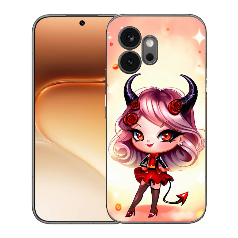 Gélový kryt mmCase na Honor 600 - kreslená čertica