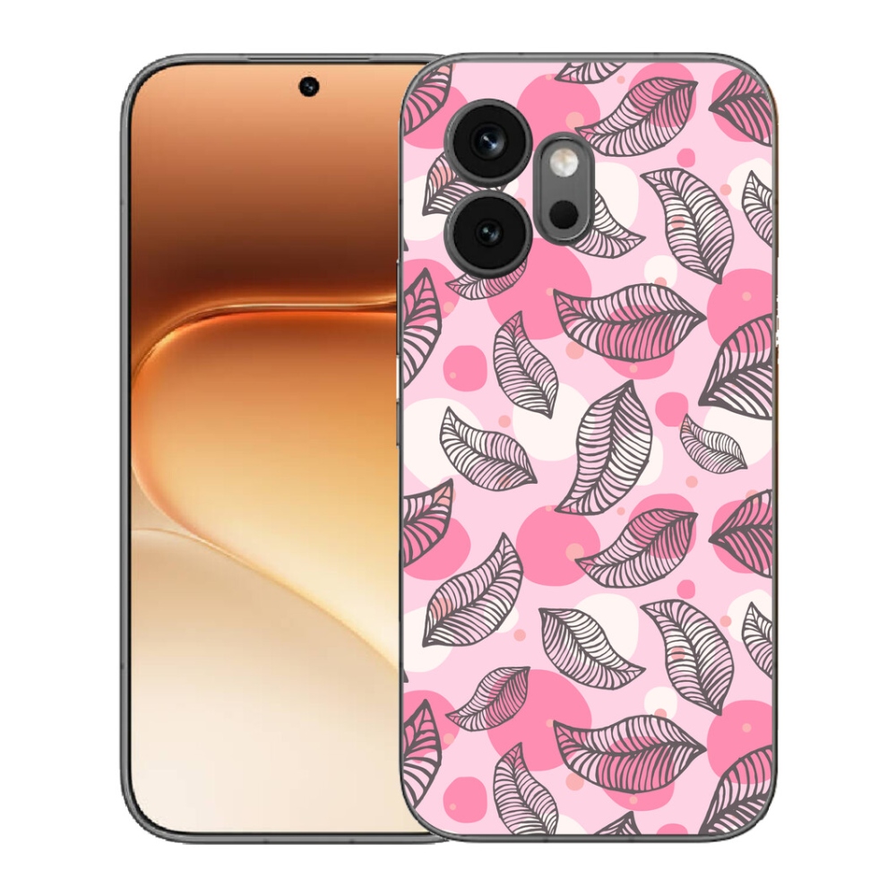 Gélový kryt mmCase na Honor 600 - kreslené padajúce listy