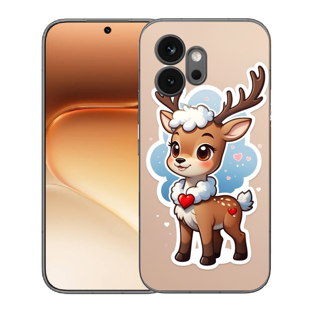 Gélový kryt mmCase na Honor 600 - kreslený sob