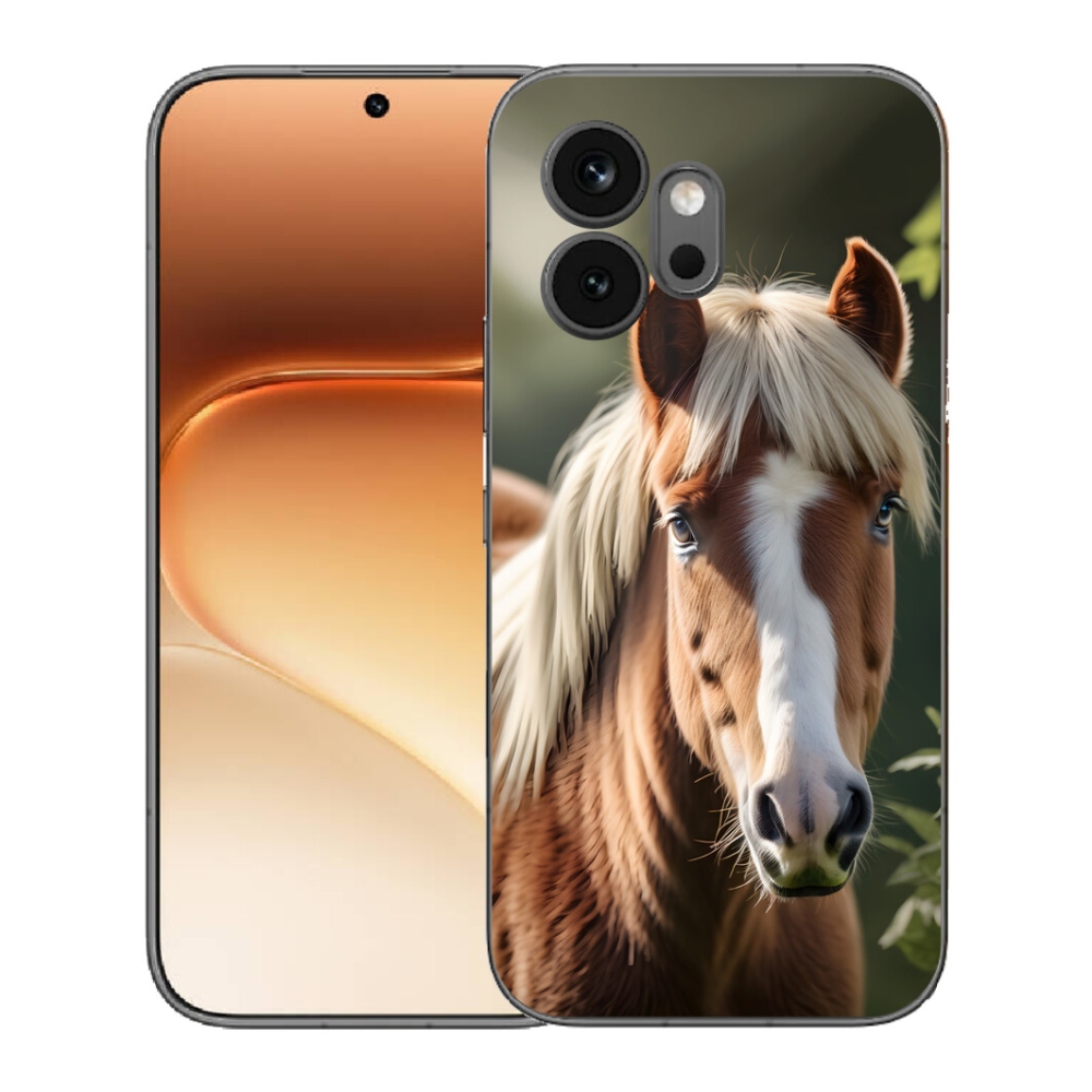 Gélový kryt mmCase na Honor 600 - kôň so svetlou hrivou