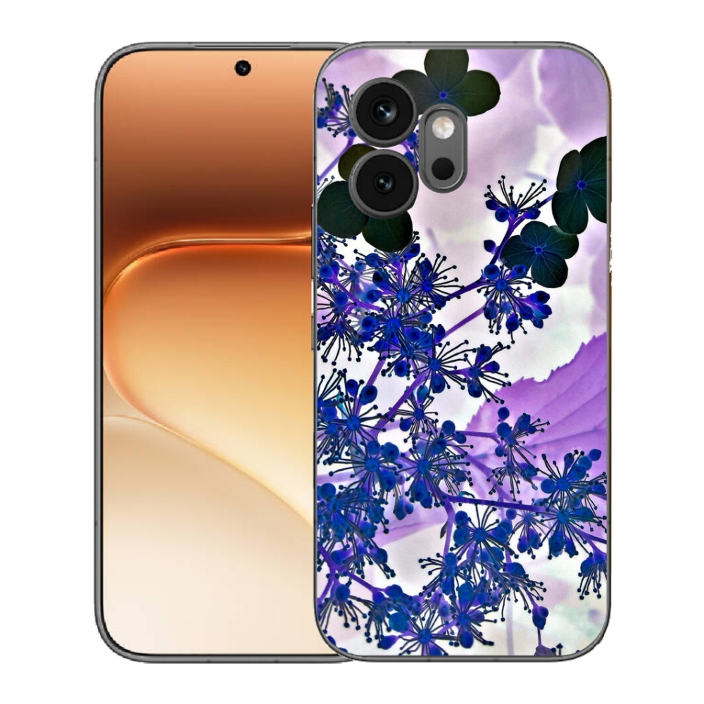 Gélový kryt mmCase na Honor 600 - kvet hortenzie