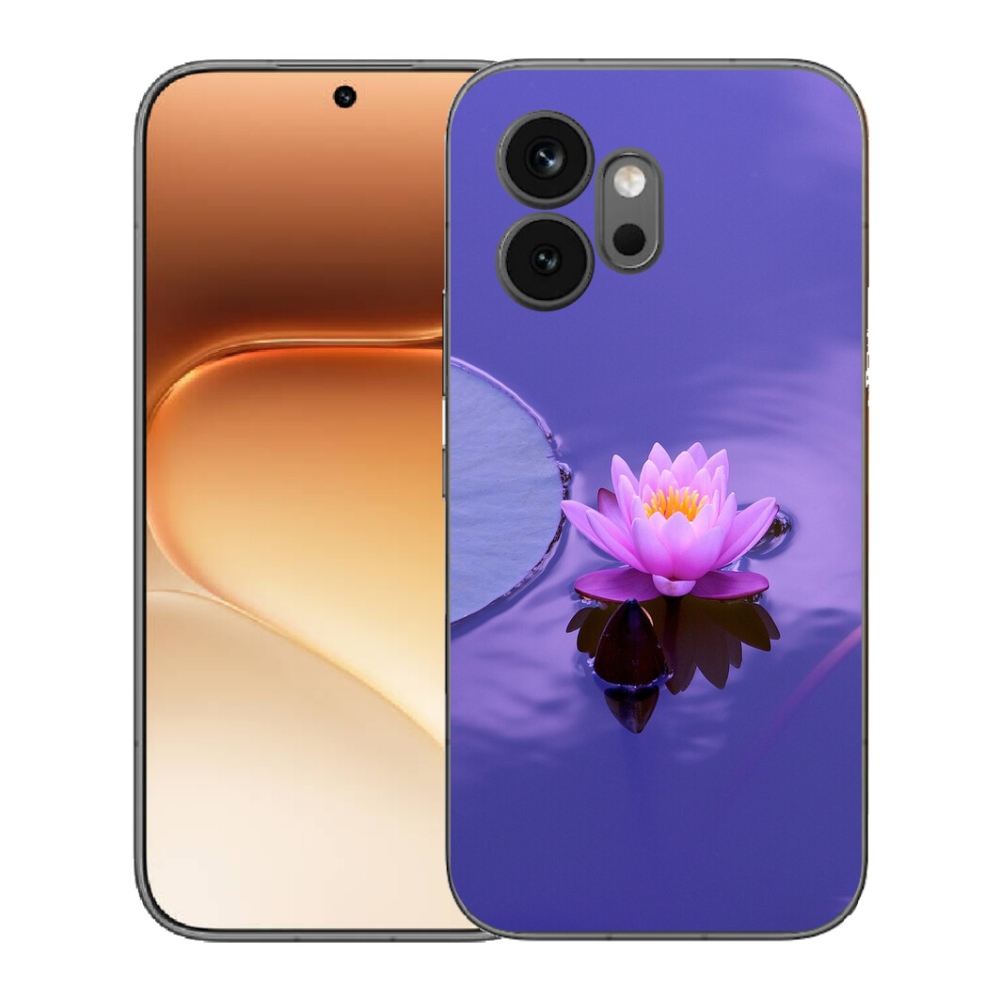 Gélový kryt mmCase na Honor 600 - kvet na hladine