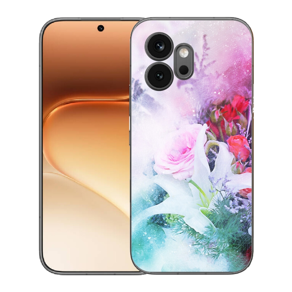 Gélový kryt mmCase na Honor 600 - kvety 4