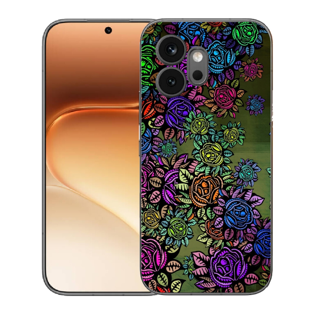 Gélový kryt mmCase na Honor 600 - kvety 6