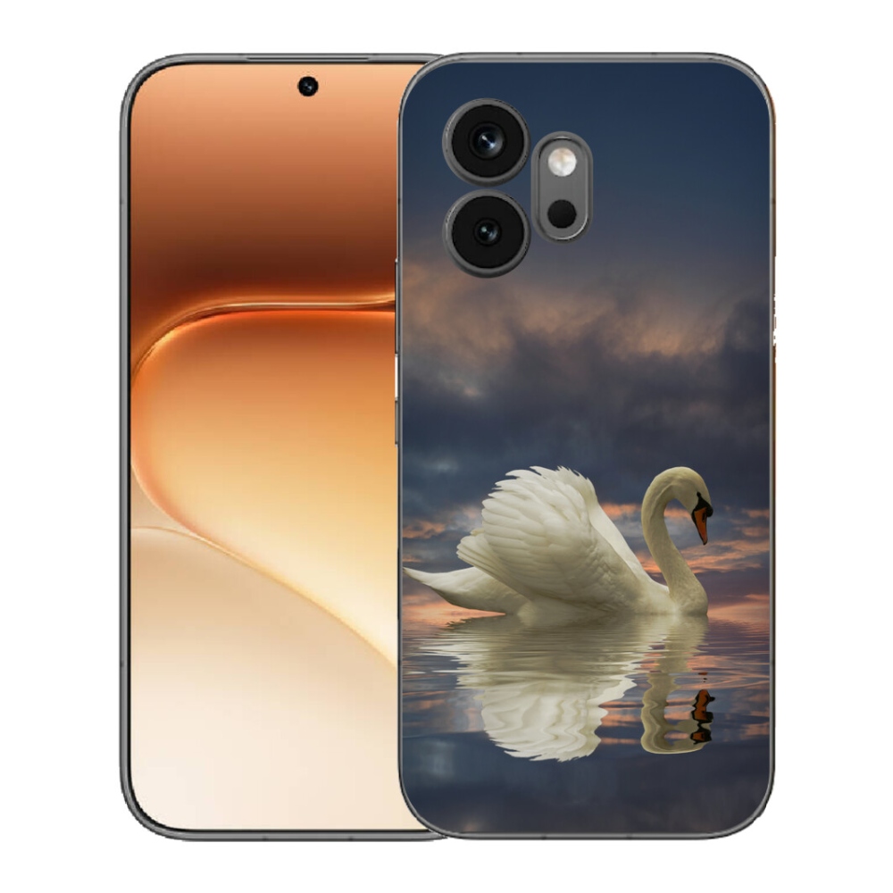 Gélový kryt mmCase na Honor 600 - labuť