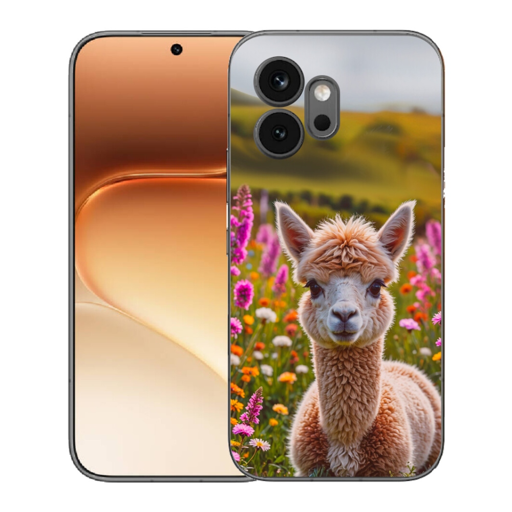 Gélový kryt mmCase na Honor 600 - lama na lúke