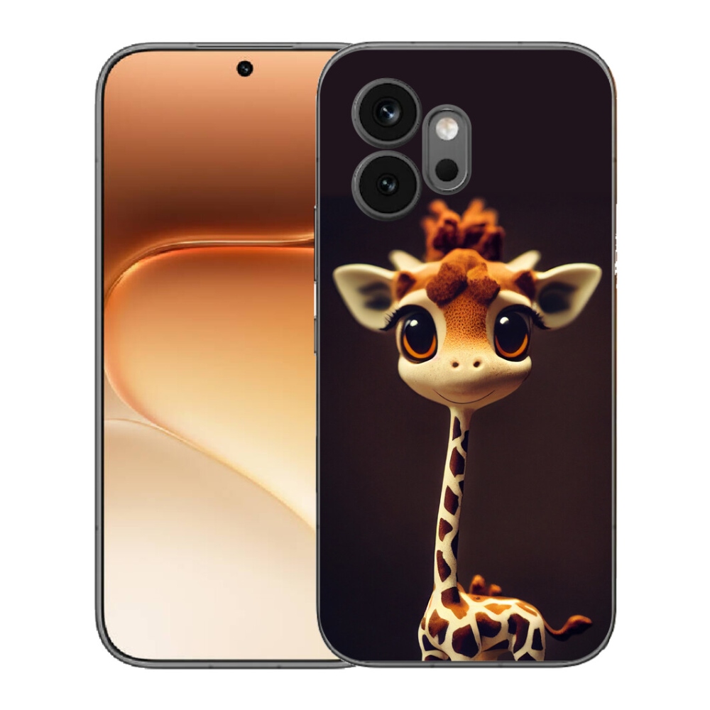 Gélový kryt mmCase na Honor 600 - malá žirafa