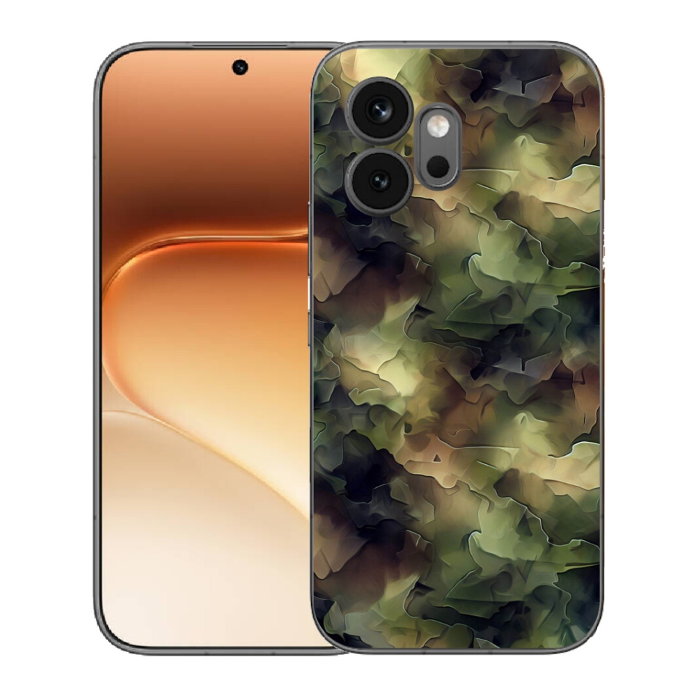 Gélový kryt mmCase na Honor 600 - maskáčový vzor 10