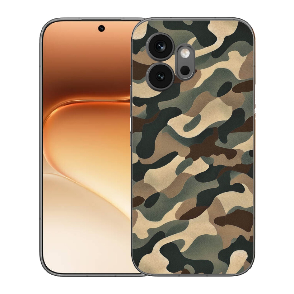 Gélový kryt mmCase na Honor 600 - maskáčový vzor 11