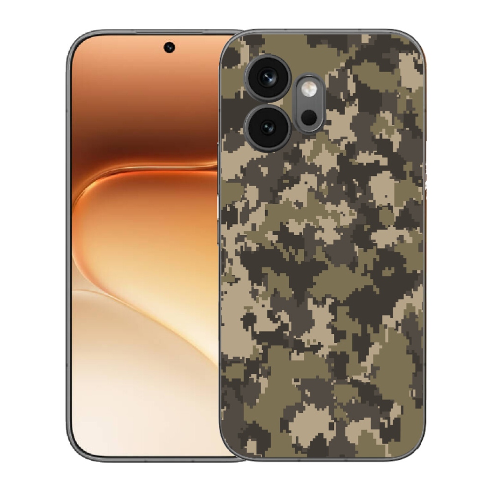 Gélový kryt mmCase na Honor 600 - maskáčový vzor 12