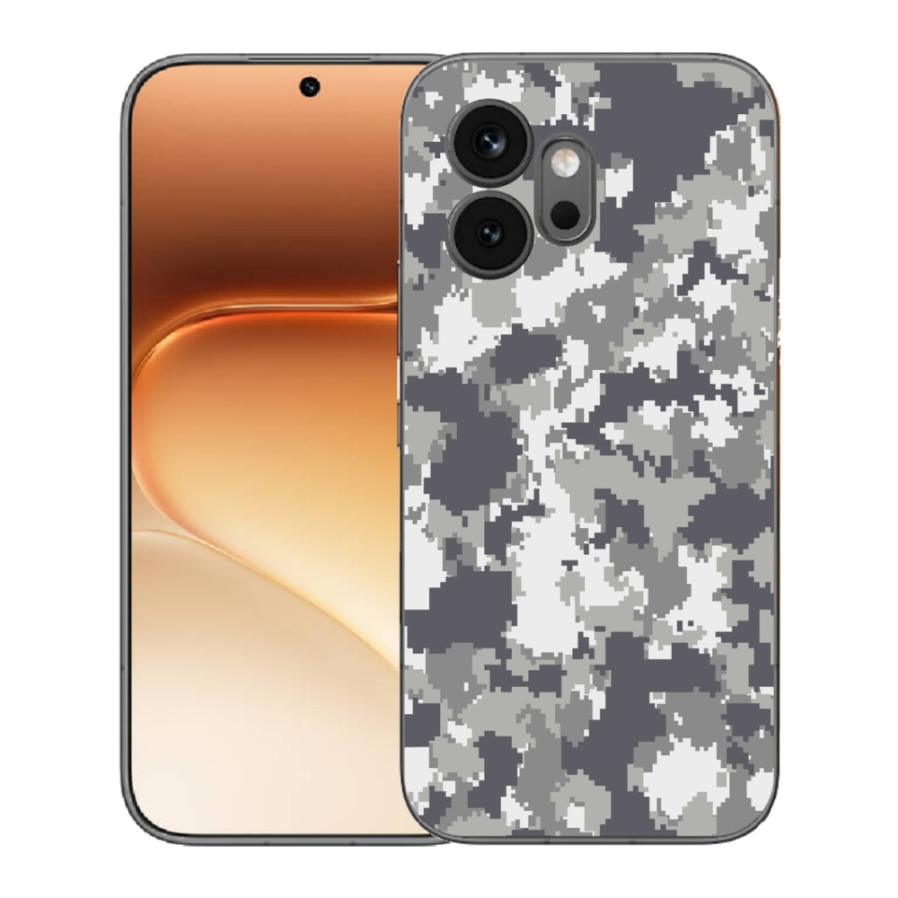 Gélový kryt mmCase na Honor 600 - maskáčový vzor 2