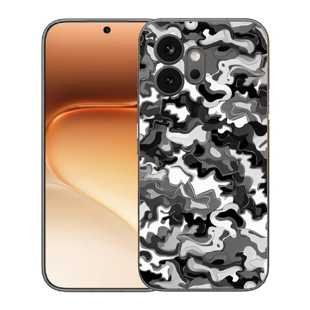 Gélový kryt mmCase na Honor 600 - maskáčový vzor 3