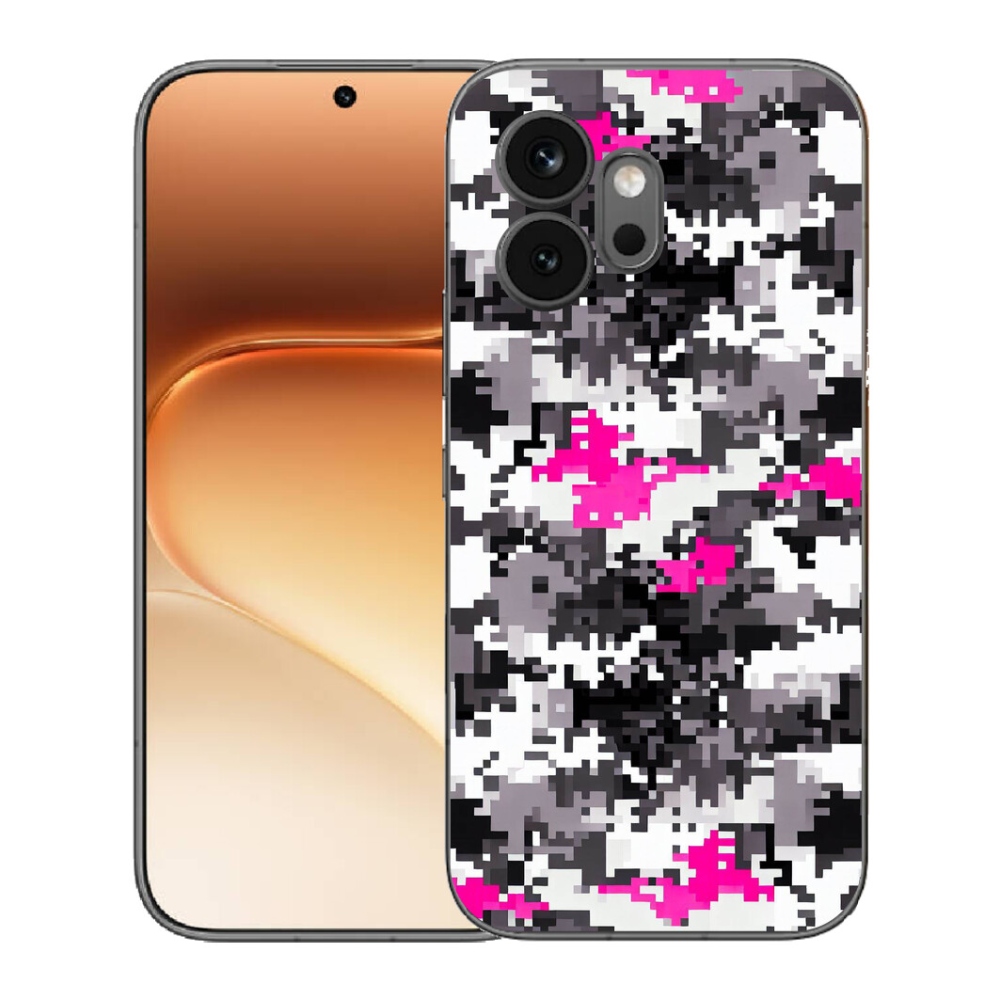 Gélový kryt mmCase na Honor 600 - maskáčový vzor 4