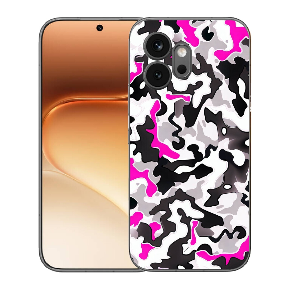 Gélový kryt mmCase na Honor 600 - maskáčový vzor 5