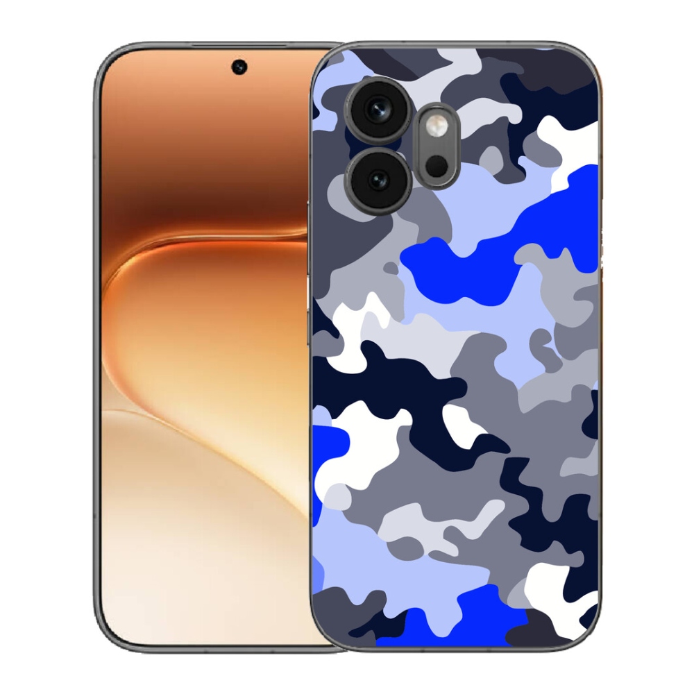 Gélový kryt mmCase na Honor 600 - maskáčový vzor 8