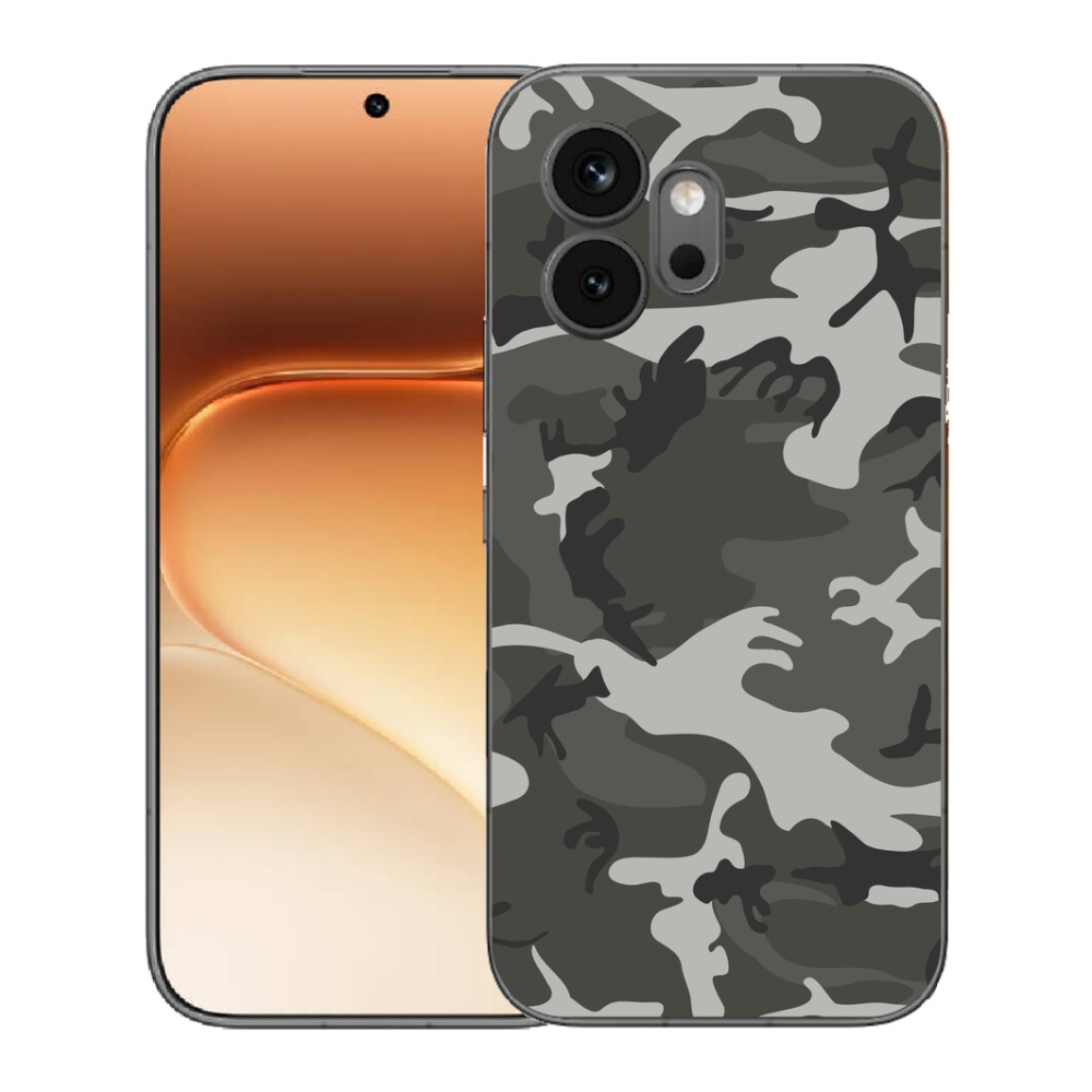 Gélový kryt mmCase na Honor 600 - maskáčový vzor