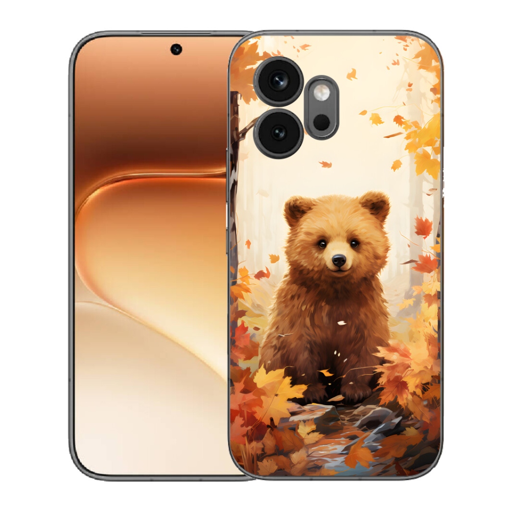 Gélový kryt mmCase na Honor 600 - medveď v lese