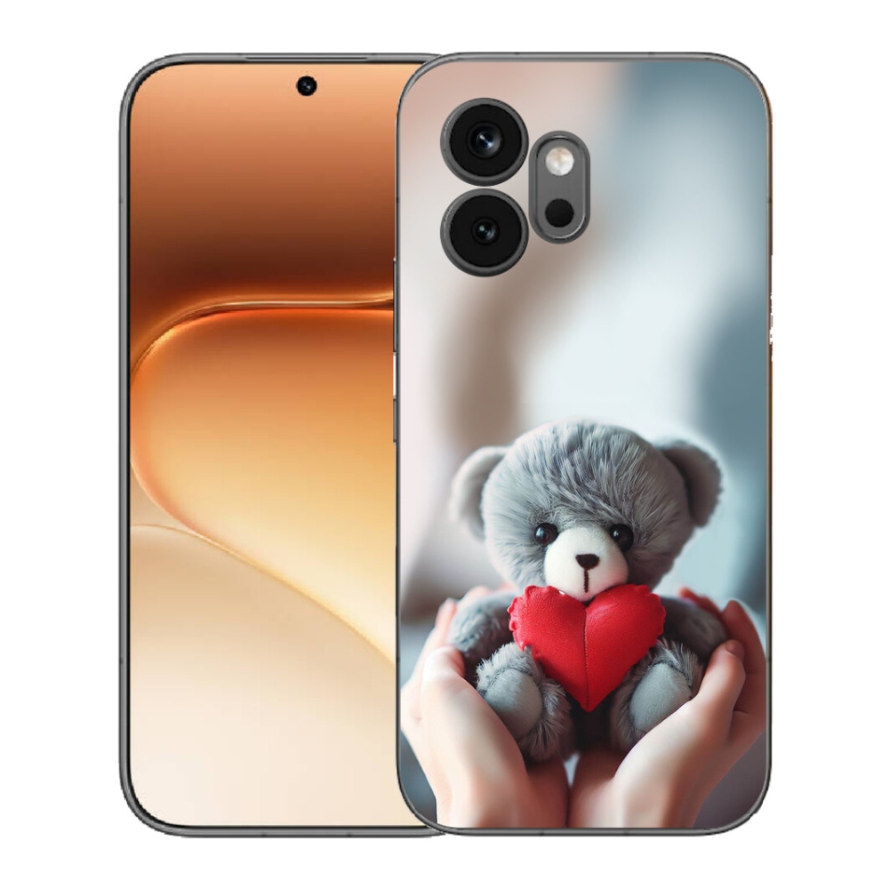 Gélový kryt mmCase na Honor 600 - medvedík pre zamilovaných