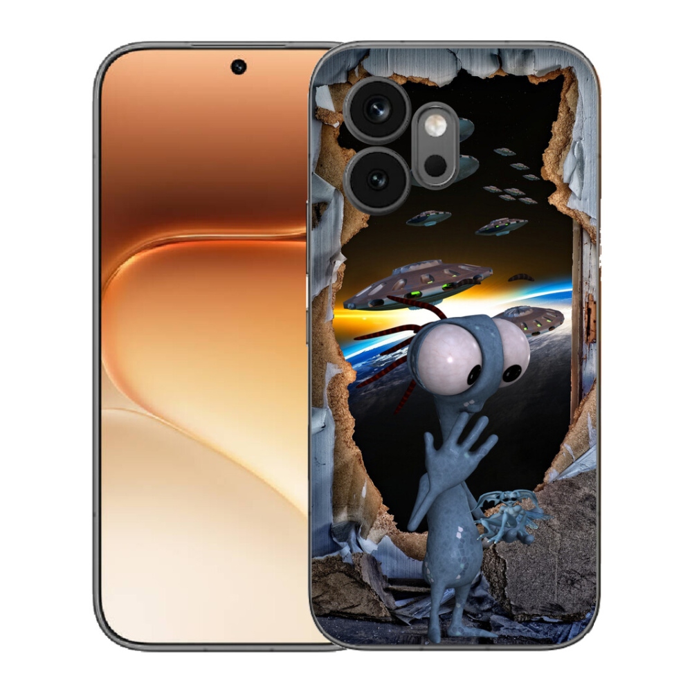 Gélový kryt mmCase na Honor 600 - mimozemšťan