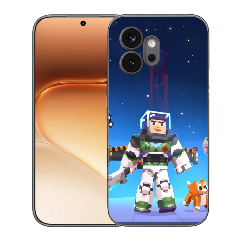 Gélový kryt mmCase na Honor 600 - minecraft 2