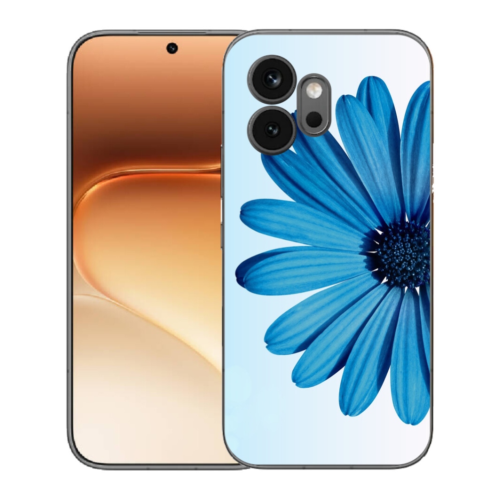 Gélový kryt mmCase na Honor 600 - modrá margaréta