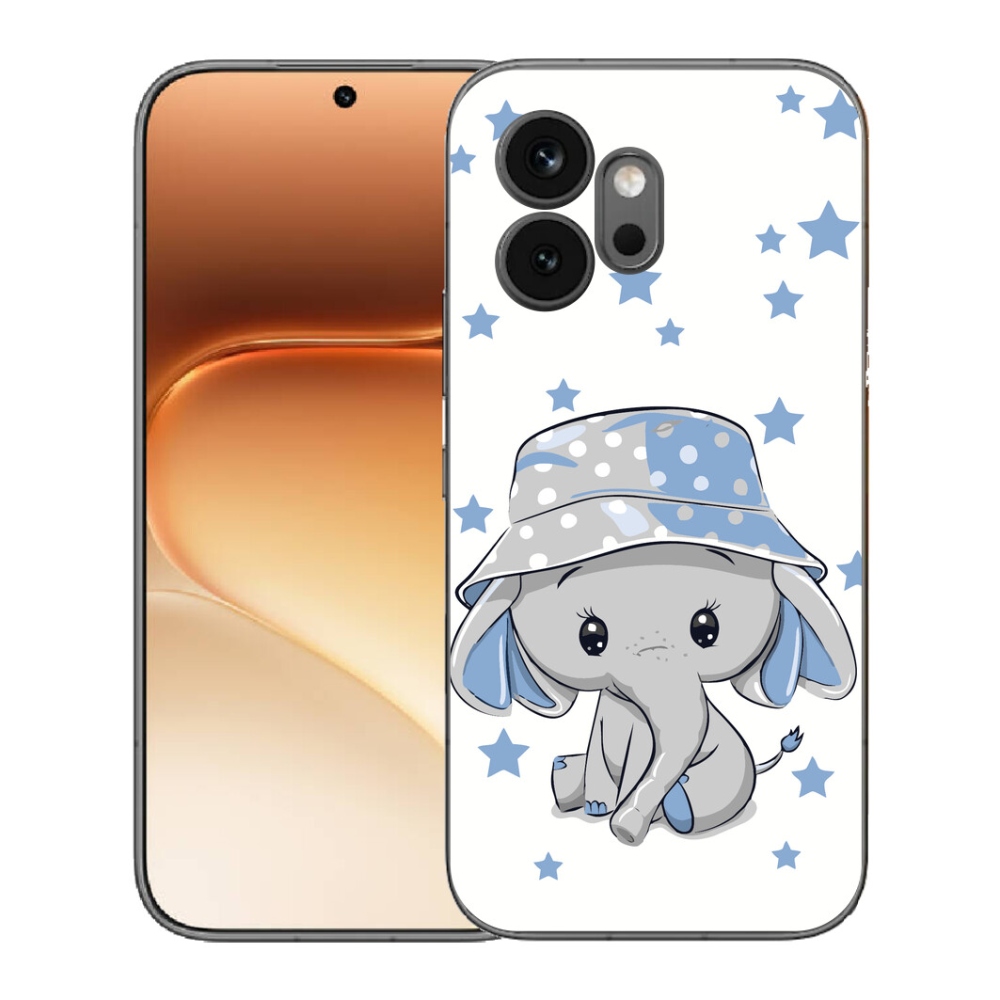 Gélový kryt mmCase na Honor 600 - modrý slon