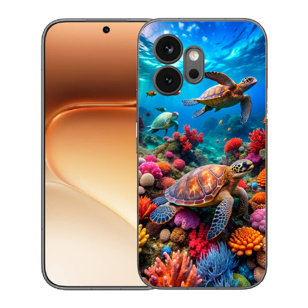 Gélový kryt mmCase na Honor 600 - morský svet 2